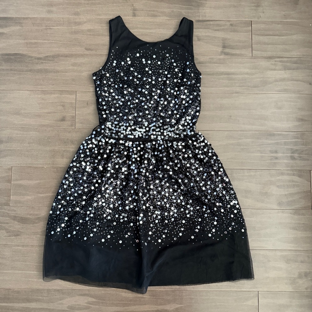 H&M Sequin Fit and Flare Cocktail Dress size 14-16